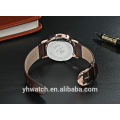 fashion style japan movement quartz leather mens watch